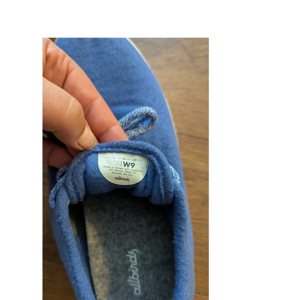 Allbirds Women Wool Runners Blue Merino Wool Sneakers Size 9 WR W9 - Picture 3 of 8